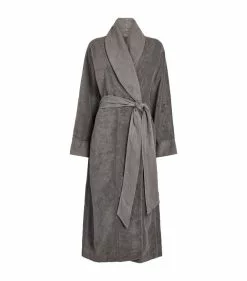Abyss & Habidecor Cotton Amigo Robe (Large) GRIS 920 Dressing Gowns