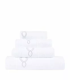 Abyss & Habidecor Décor Silver Trim Bath Towel (70cm x 140cm) 109 SILVER Towels