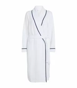 Abyss & Habidecor Egyptian Cotton Dream Robe (Large) CADETTE BLUE 332 Dressing Gowns