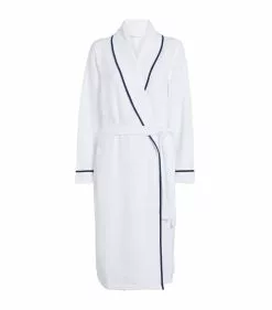 Abyss & Habidecor Egyptian Cotton Dream Robe (Small) CADETTE BLUE 332 Dressing Gowns
