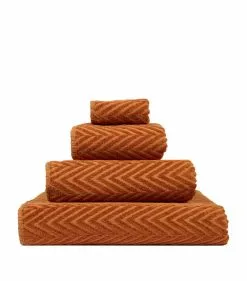 Abyss & Habidecor Montana Hand Towel 55cm x 100cm COGNAC 735 Towels