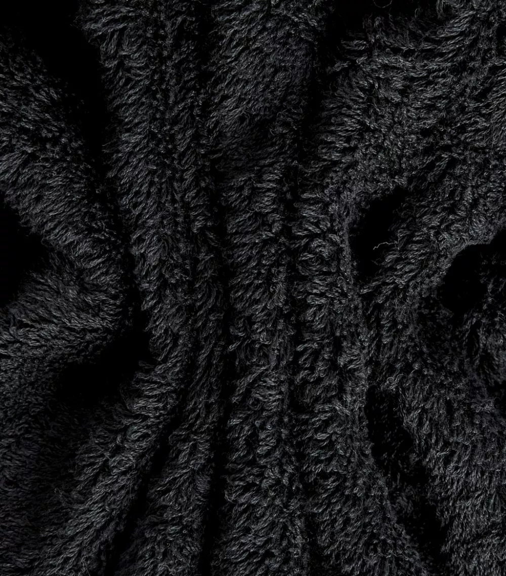 Abyss & Habidecor Super Pile Bath Sheet (105cm x 180cm) 990 BLACK Towels 2 Abyss & Habidecor Super Pile Bath Sheet (105cm x 180cm) 990 BLACK Towels - Image 2