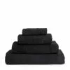 Abyss & Habidecor Super Pile Bath Sheet (105cm x 180cm) 990 BLACK Towels