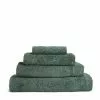 Abyss & Habidecor Super Pile Face Towel (30cm x 30cm) 280 EVERGREEN Towels